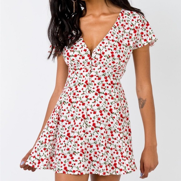 New Princess Polly Floral Mini Dress 
